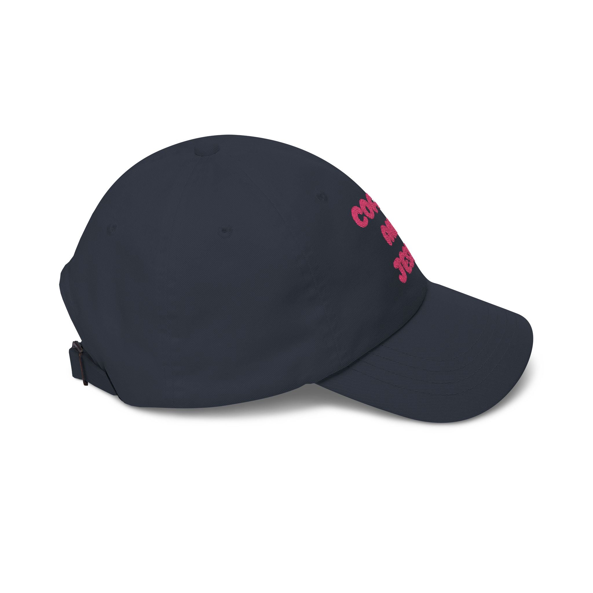Coffee and Jesus Dad Cap | Christian Hat, Embroidered Script
