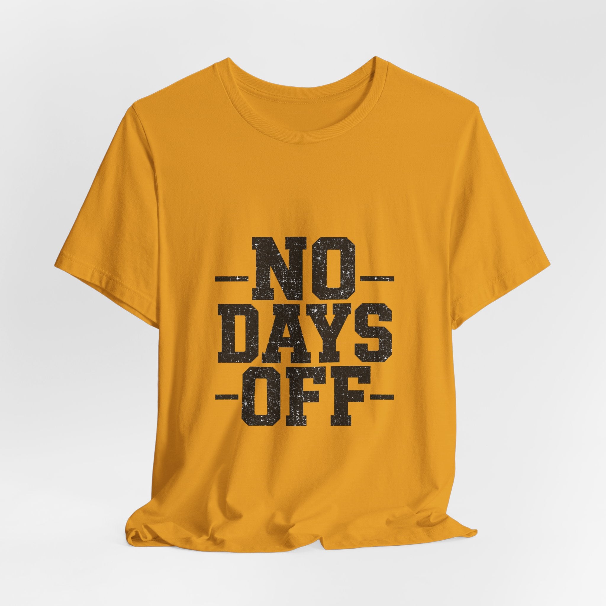 NO DAYS OFF T-Shirt Workout T-Shirt, Fitness Graphic, Motivational Gym Shirt, Fitness Graphic Tee, Bodybuilding Apparel, Unisex Exercise Shirt