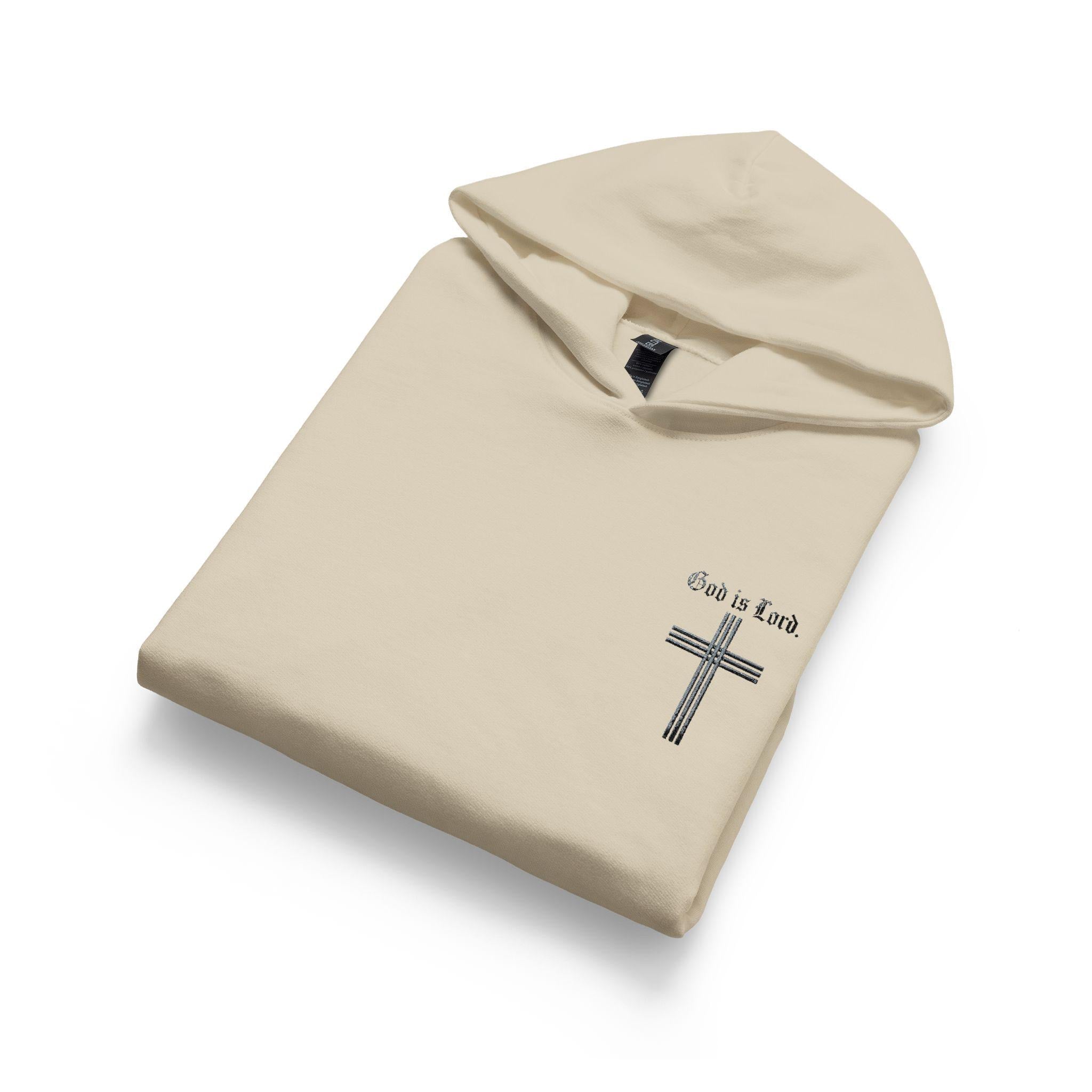 Jesus Cross Youth Hoodie | Small Chest Cross Graphic, Faith Design