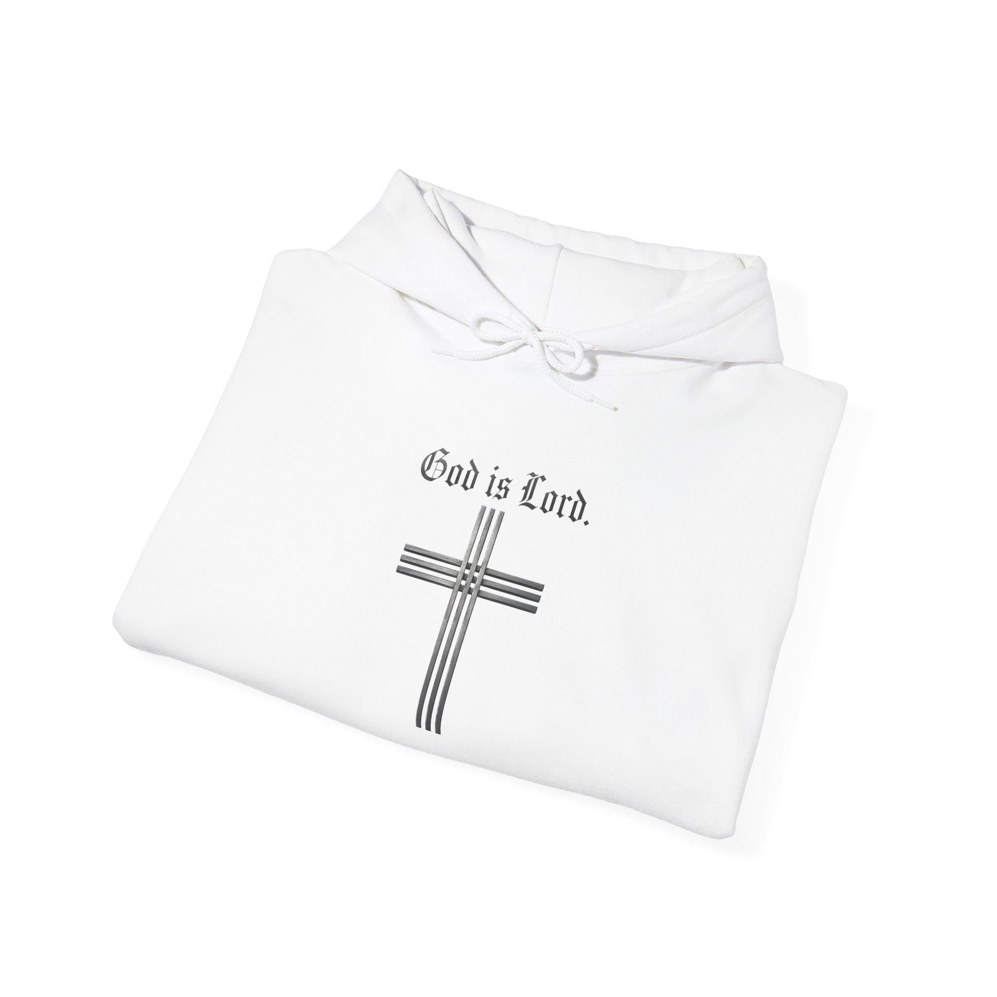 God Is Lord cross design Hoodie | Christian faith sweatshirt, Christian Gift