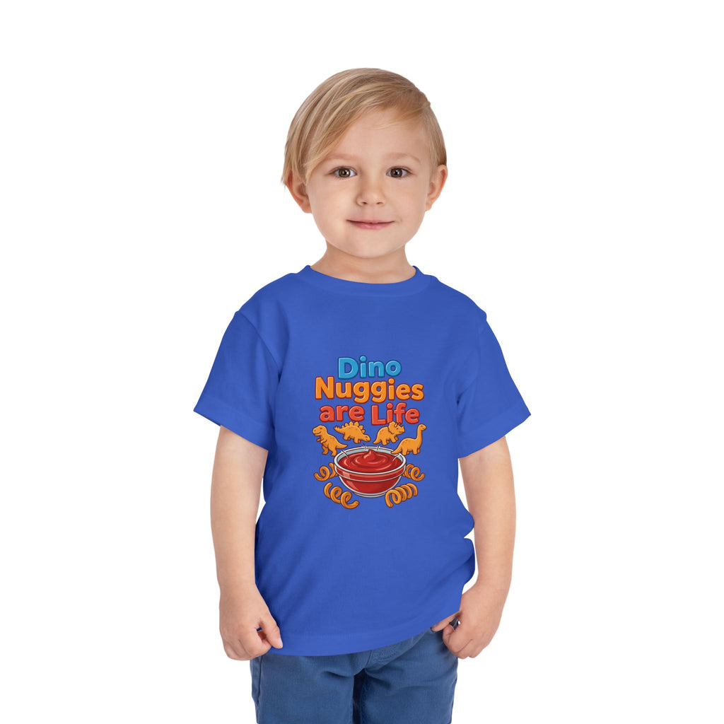 Dino Nuggies are Life Toddler Tee, Dinosaur Nugget Graphic, Dino Nugget Lovers, Toddler Gift, Chicken Nugget Gift
