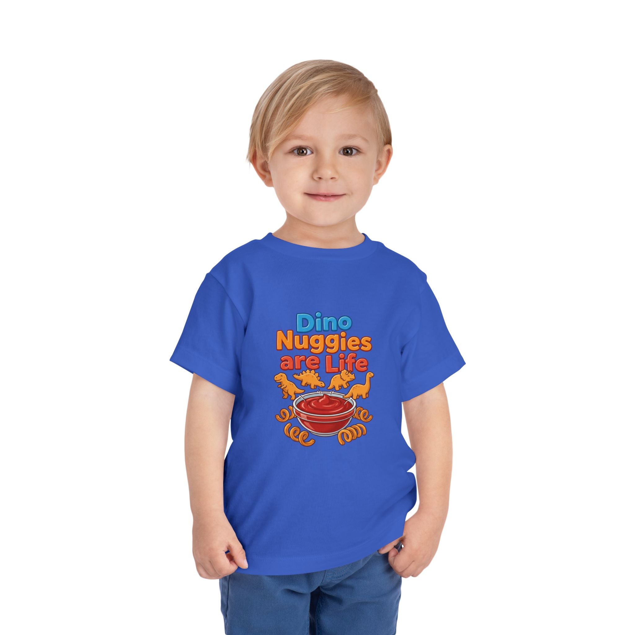 Dino Nuggies are Life Toddler Tee, Dinosaur Nugget Graphic, Dino Nugget Lovers, Toddler Gift, Chicken Nugget Gift