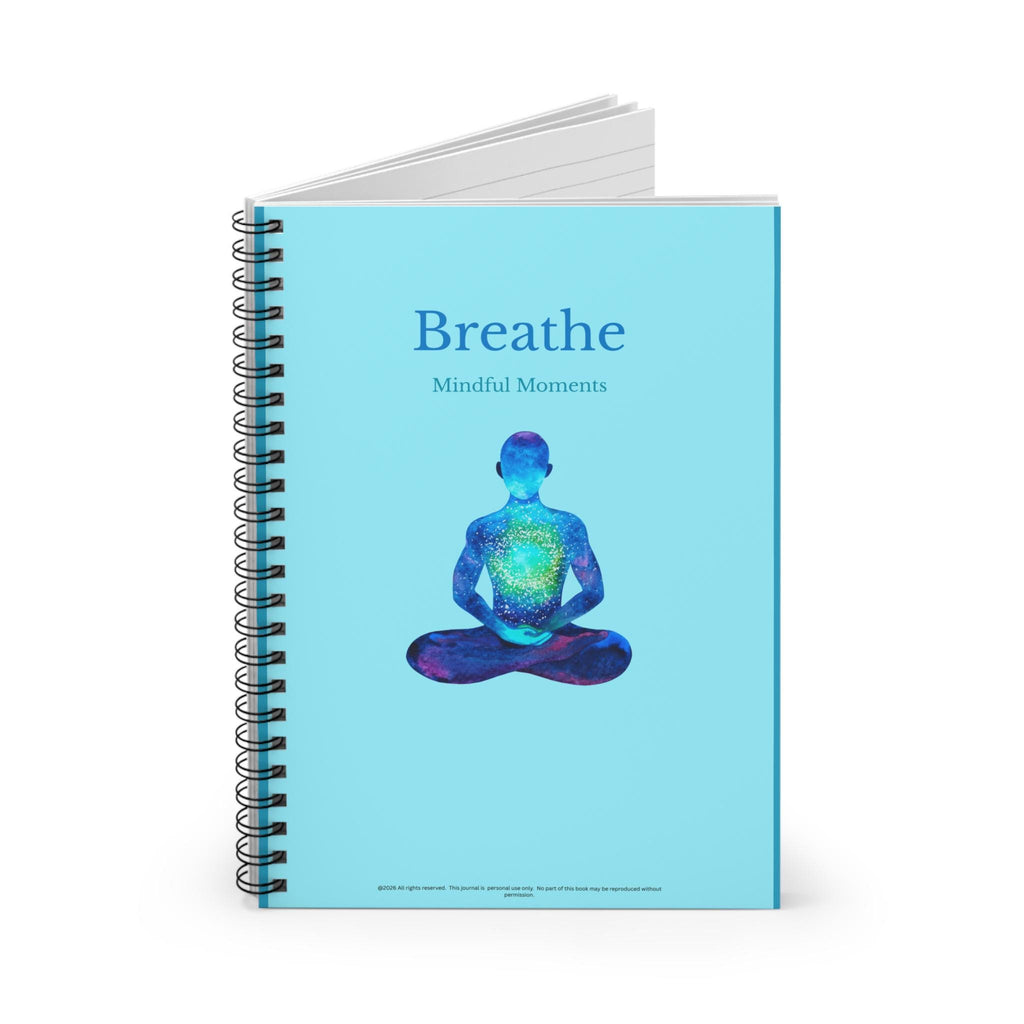 Breathe Mindful Moments notebook | Spiral Notebook, Ruled