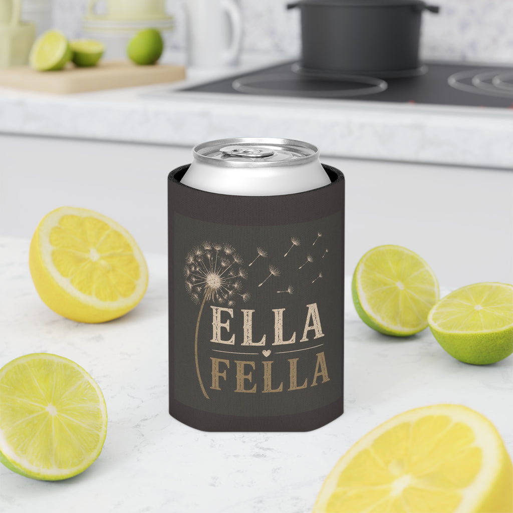 Ella Fella Dandelion Can Cooler | Floral Can Cooler, Beverage Sleeve