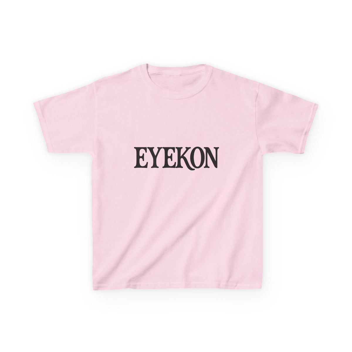 EYEKON Kids Tee | Logo Graphic, Black Text on White, Girl's Gift