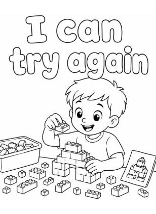 Positive Words of Affirmation for Kids Coloring Book