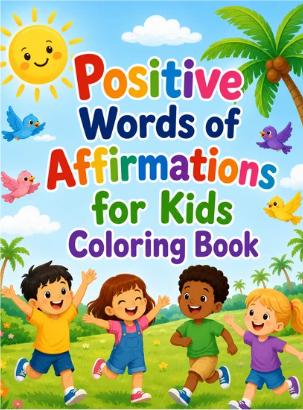 Positive Words of Affirmation for Kids Coloring Book