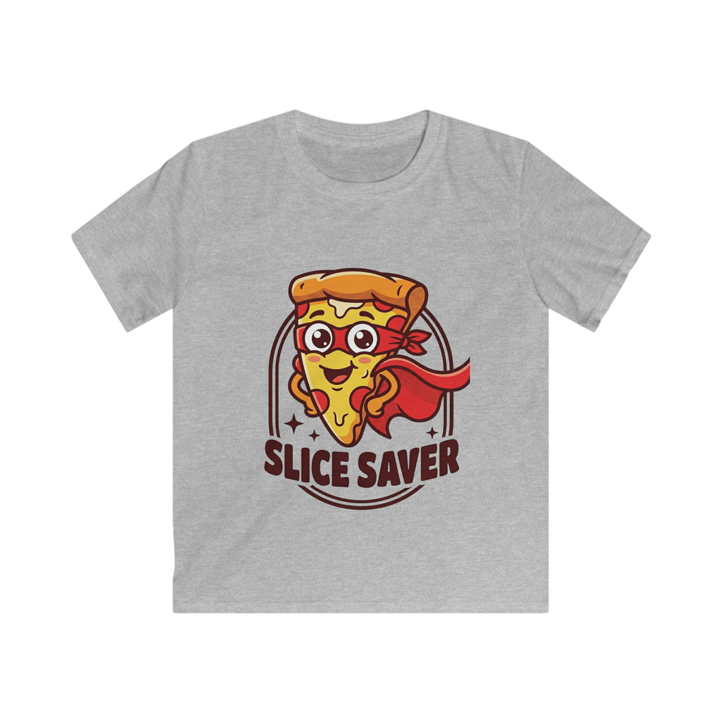 Slice Saver Pizza Superhero Kids Tee | Funny Pizza Slice Design