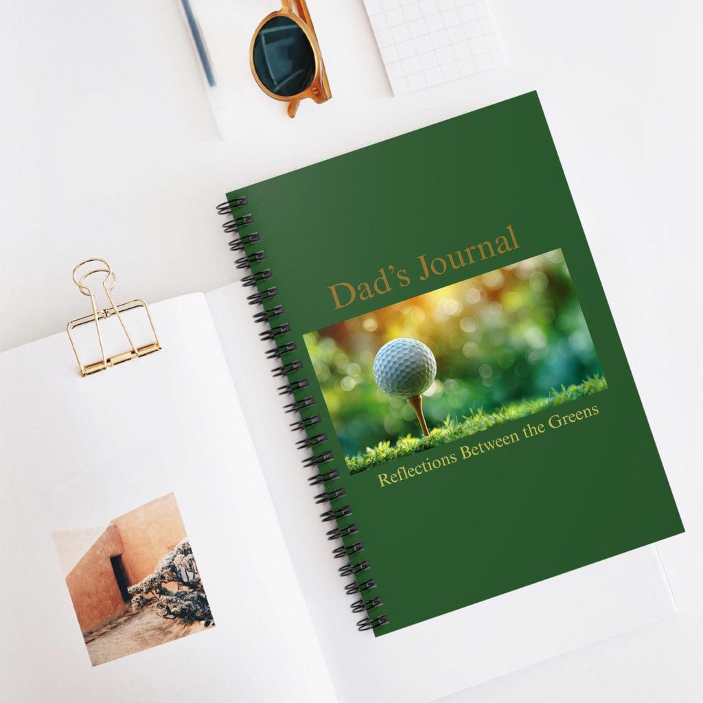 Dad's Golf Journal | Spiral Notebook for Notes & Scorecards