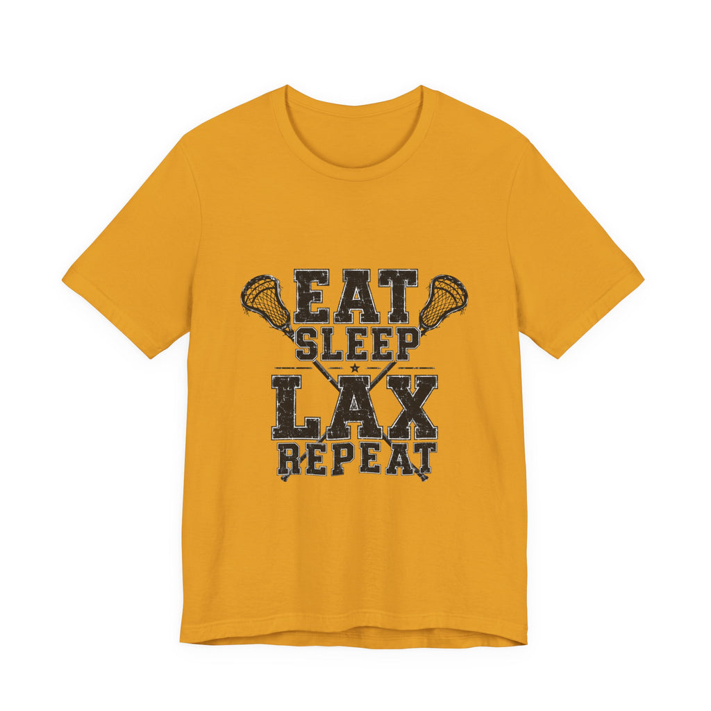 Eat Sleep LAX Repeat Lacrosse Tee, Lacrosse Shirt, Sports Tee, College Tee, High School Sports T-Shirt, Lacrosse Gift