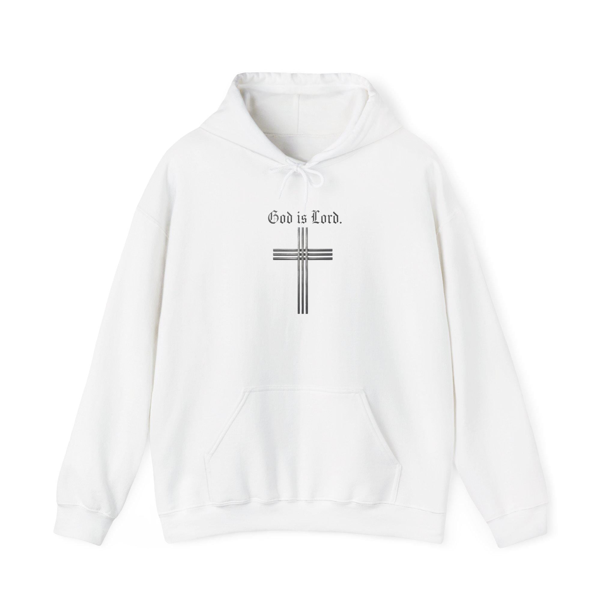 God Is Lord cross design Hoodie | Christian faith sweatshirt, Christian Gift