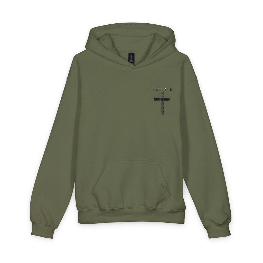 Jesus Cross Youth Hoodie | Small Chest Cross Graphic, Faith Design