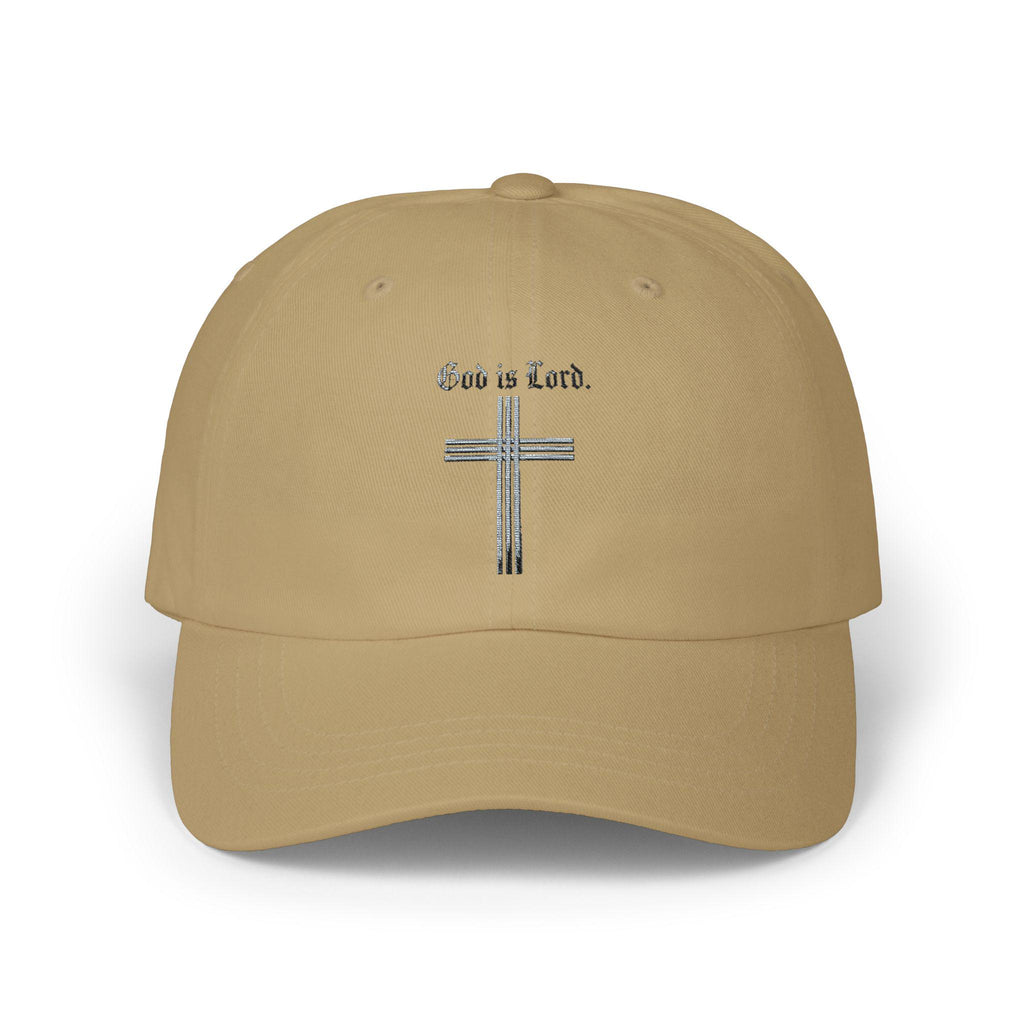 God Is Lord cross embroidery Dad Cap | Christian baseball hat, Christian Gift, Faith Hat
