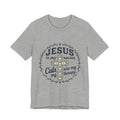 Jesus is my Savior Cats are my Therapy T-Shirt | Faith Cat Tee