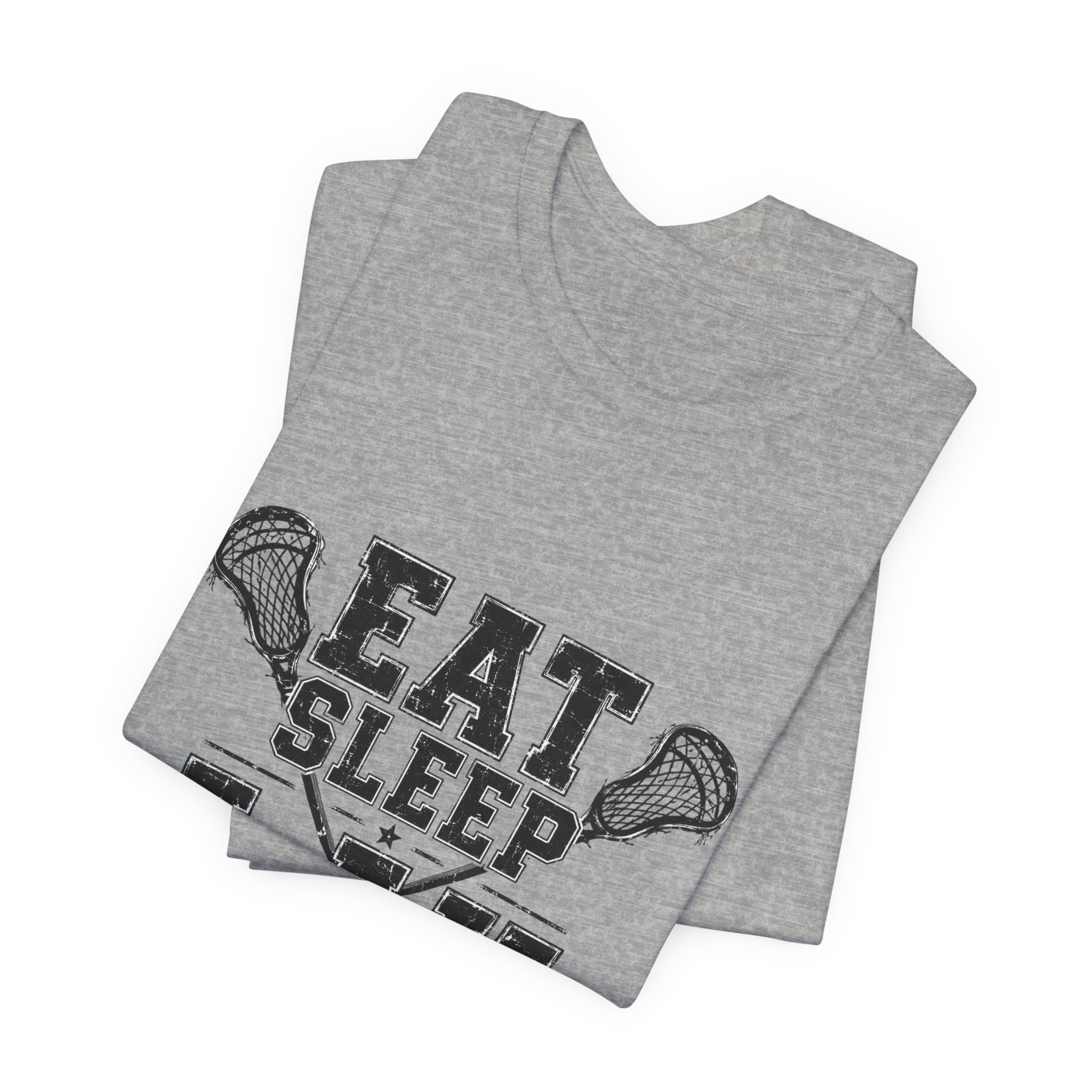 Eat Sleep LAX Repeat Lacrosse Tee, Lacrosse Shirt, Sports Tee, College Tee, High School Sports T-Shirt, Lacrosse Gift