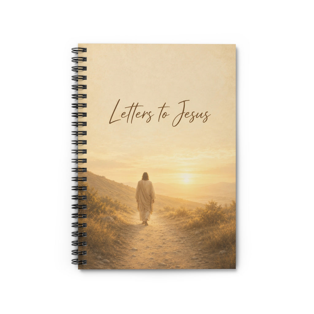 Letters to Jesus Spiral Notebook, Christian Journal with Sunrise Cover, Ruled Notebook, Faith Journal, Jesus Follower Notebook