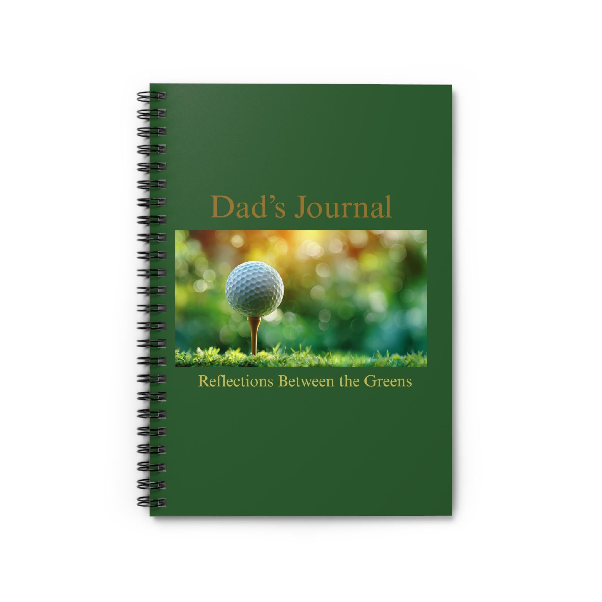 Dad's Golf Journal | Spiral Notebook for Notes & Scorecards