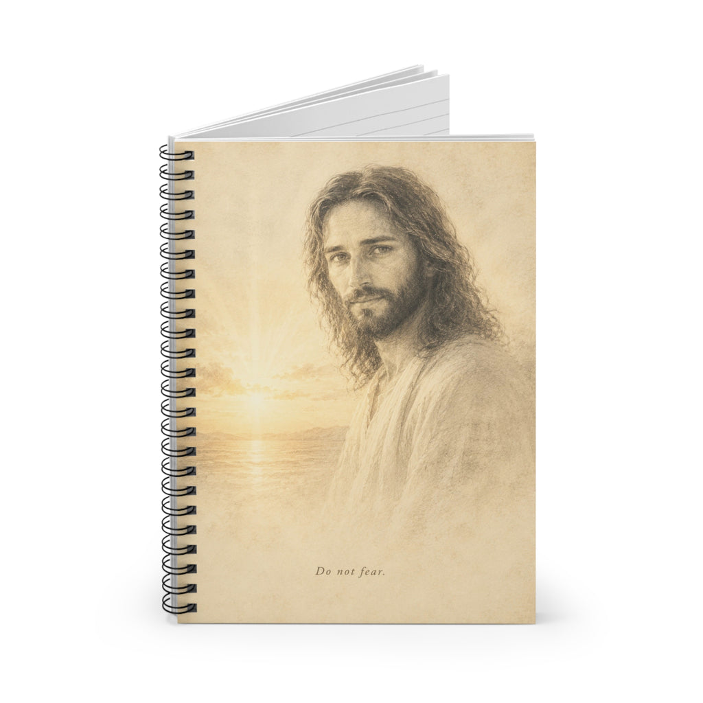 'Do Not Fear' Inspirational Journal, Faith Spiral Notebook, Christian Journal, Faith Journal, Christ Follower Notebook