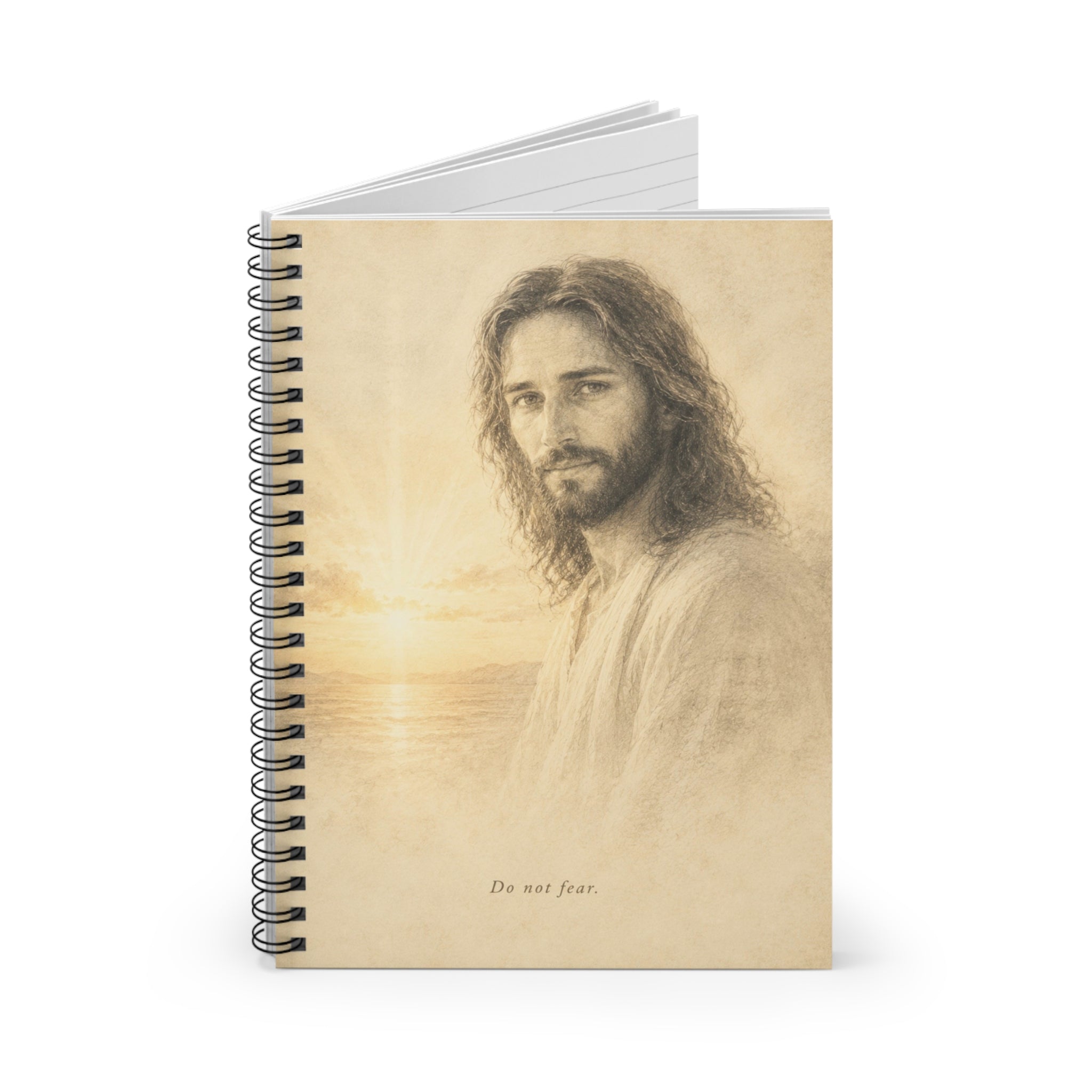 'Do Not Fear' Inspirational Journal, Faith Spiral Notebook, Christian Journal, Faith Journal, Christ Follower Notebook