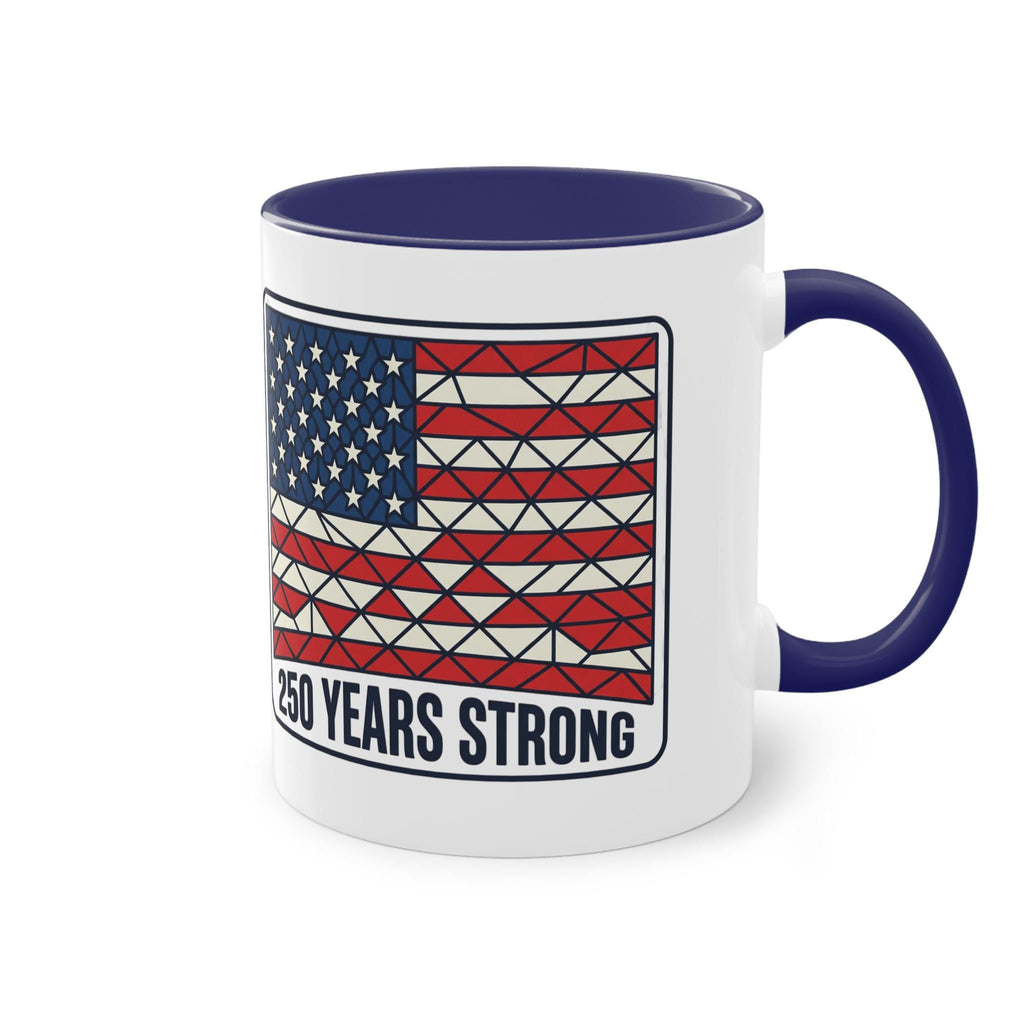 American Flag Geometric Patch Coffee Mug | 11oz