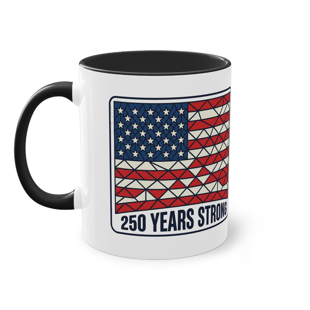American Flag Geometric Patch Coffee Mug | 11oz