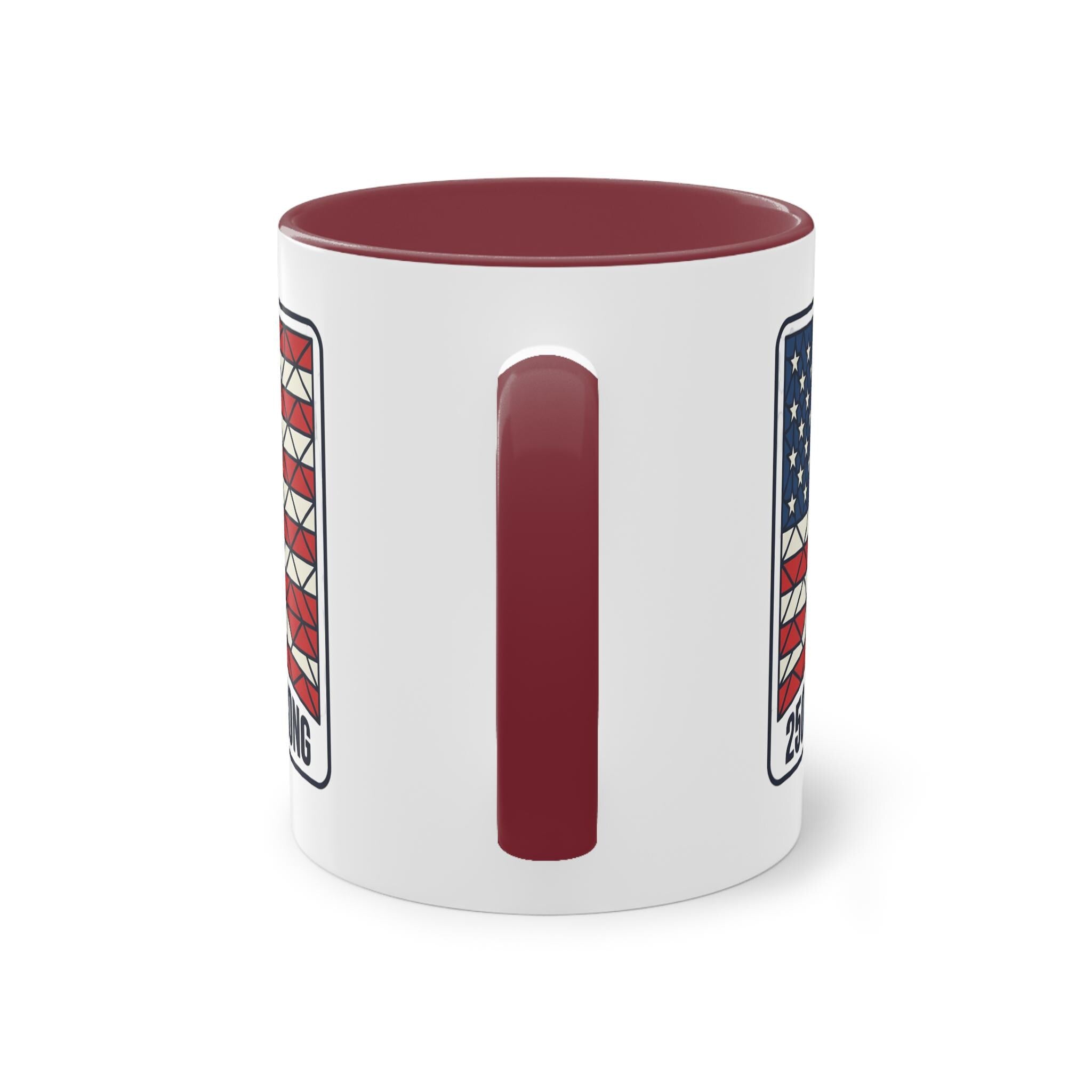 American Flag Geometric Patch Coffee Mug | 11oz