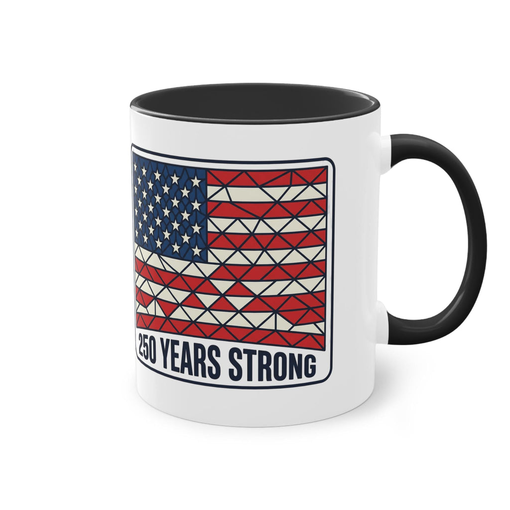 American Flag Geometric Patch Coffee Mug | 11oz