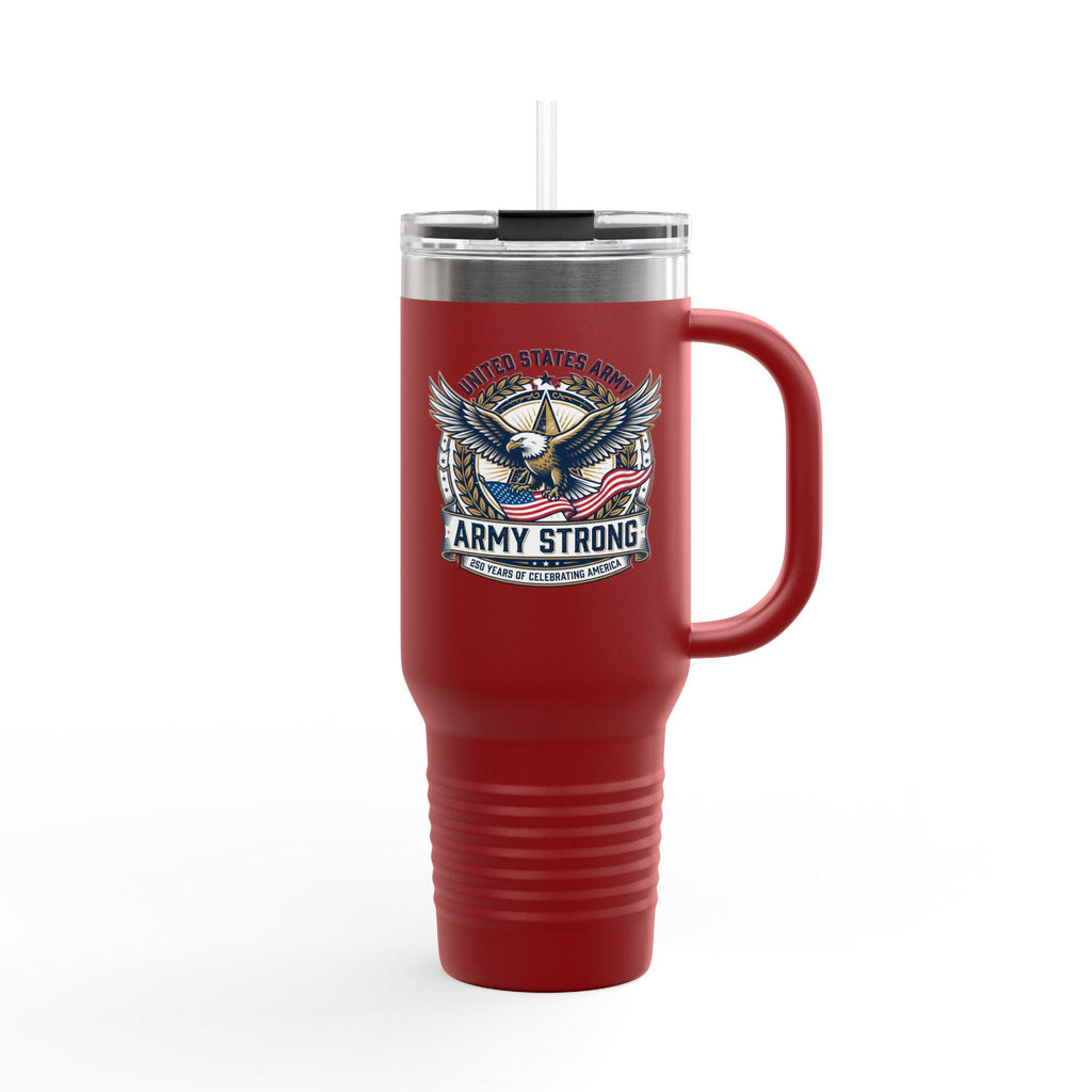 Army Strong Eagle emblem Travel Mug | 40oz Insulated Tumbler