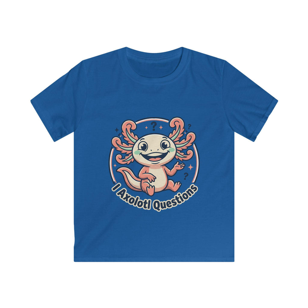 I Axolotl Questions Kids Tee | Cute Axolotl Illustration, Children's Shirt