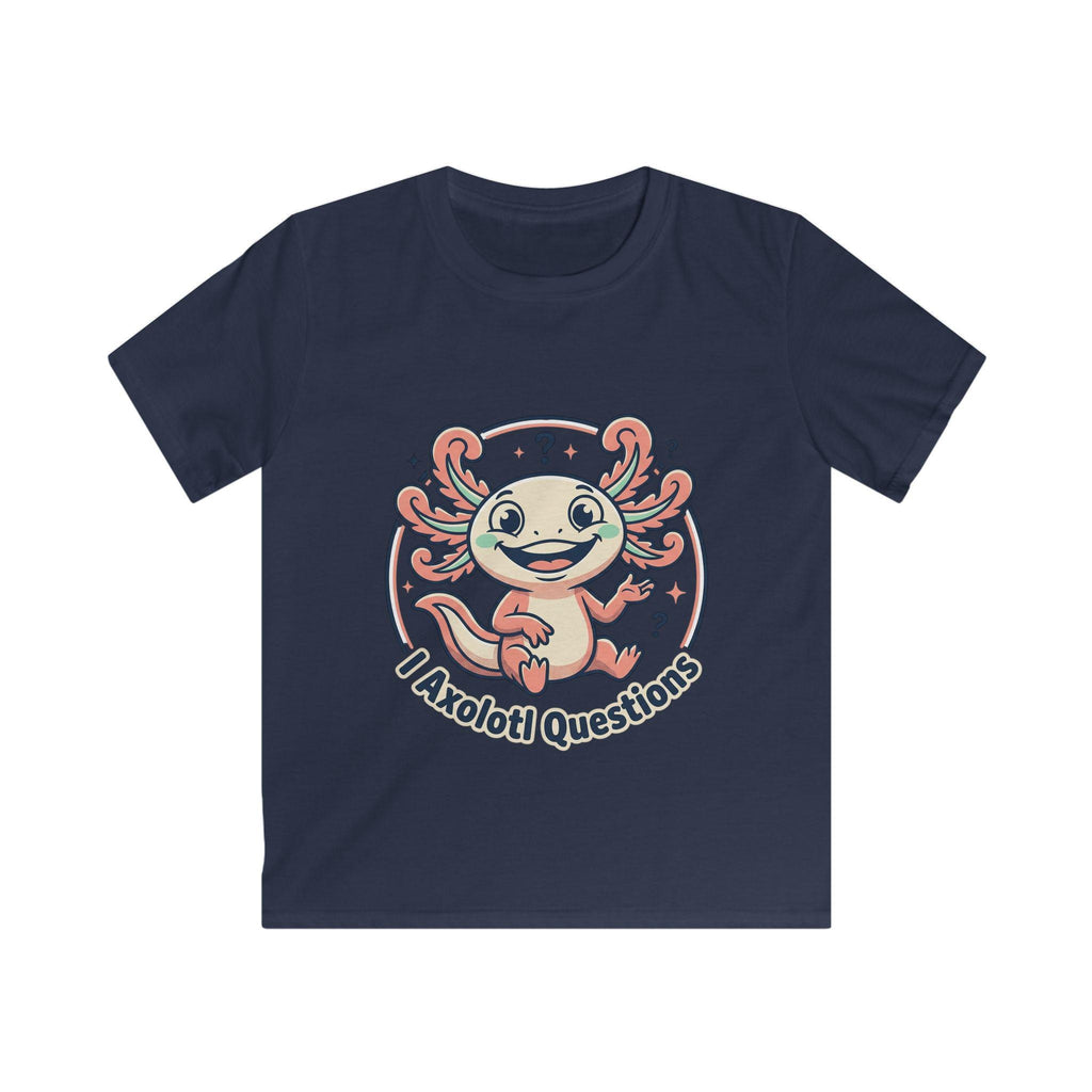 I Axolotl Questions Kids Tee | Cute Axolotl Illustration, Children's Shirt
