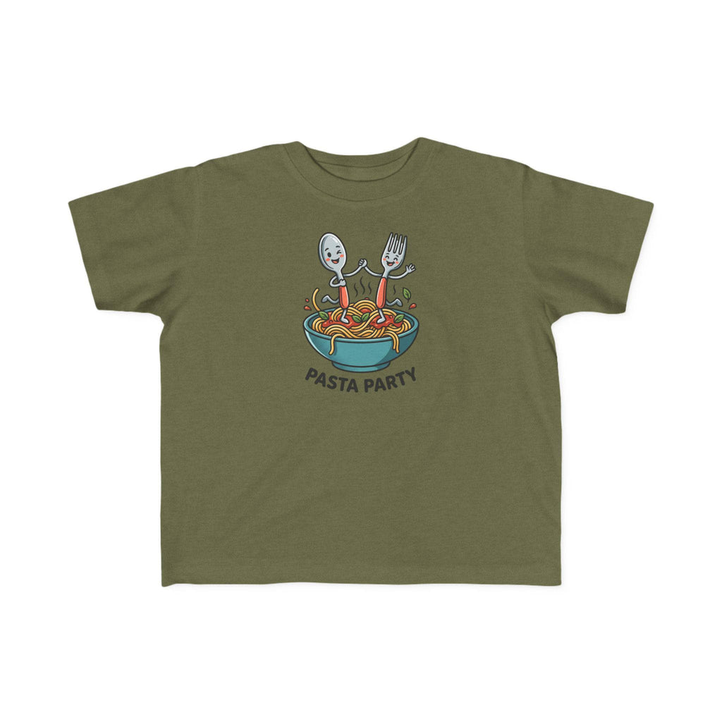 Pasta Party kids T-Shirt | Cute spaghetti bowl illustration