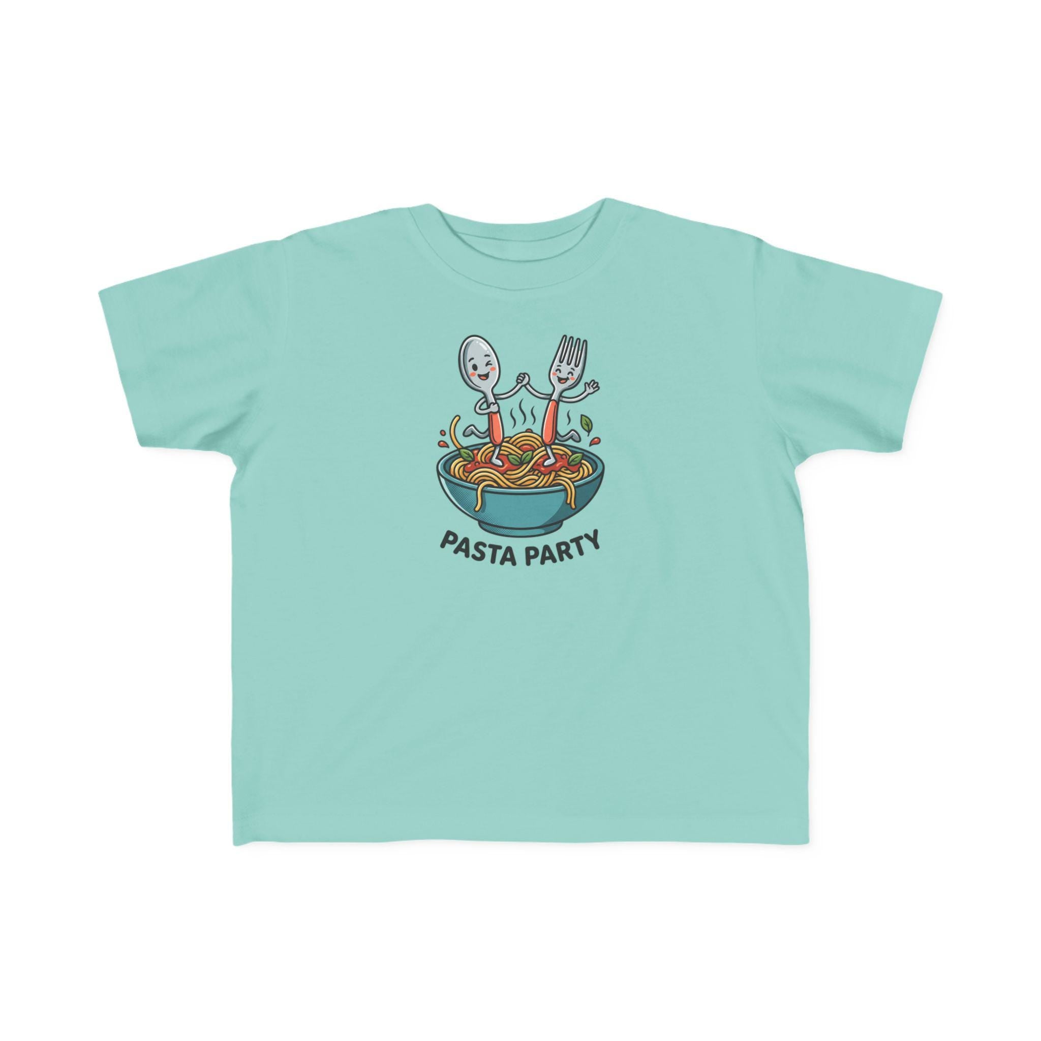 Pasta Party kids T-Shirt | Cute spaghetti bowl illustration