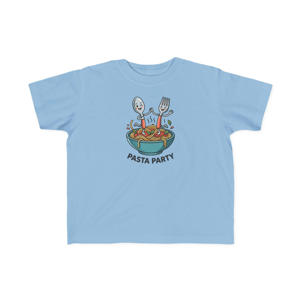 Pasta Party kids T-Shirt | Cute spaghetti bowl illustration