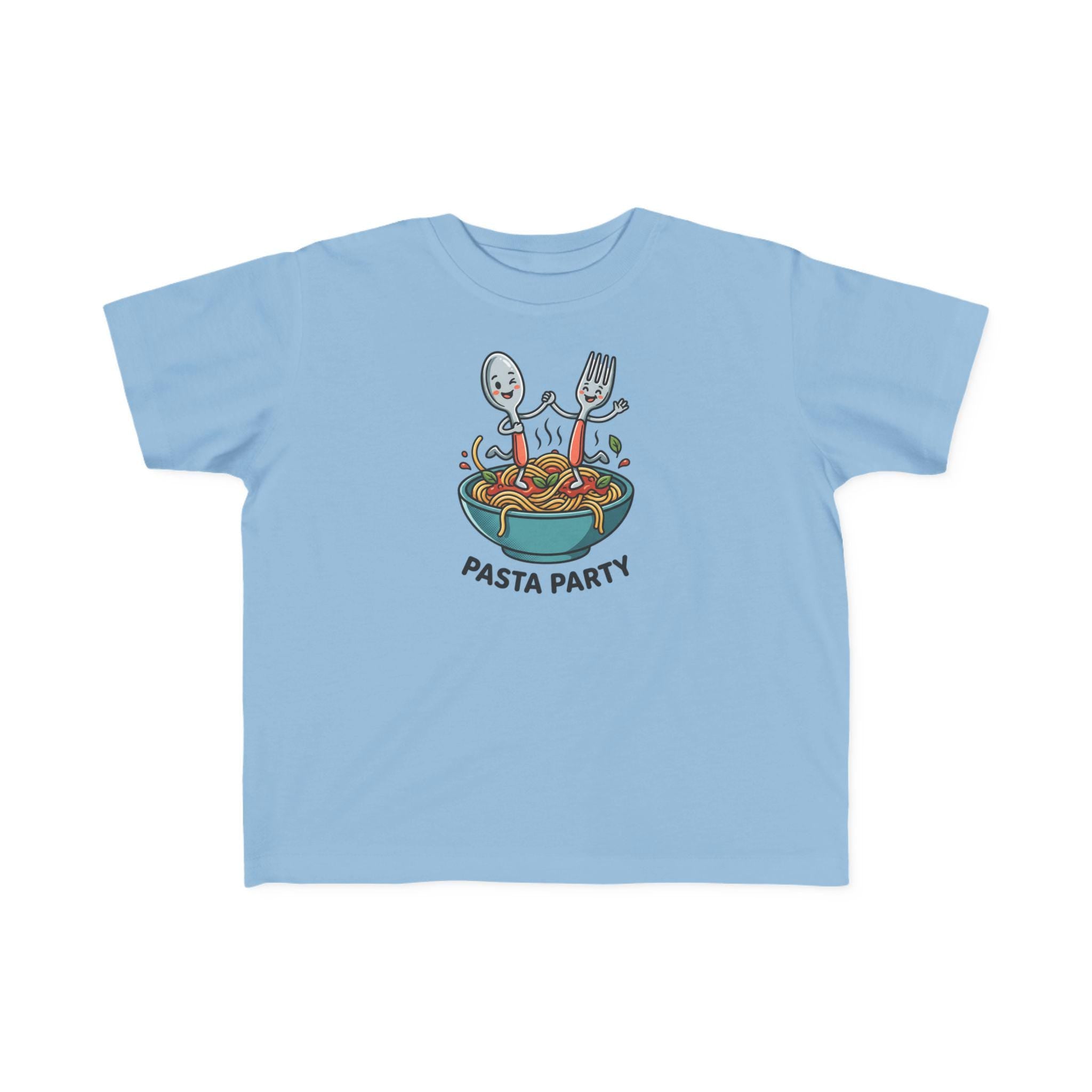 Pasta Party kids T-Shirt | Cute spaghetti bowl illustration