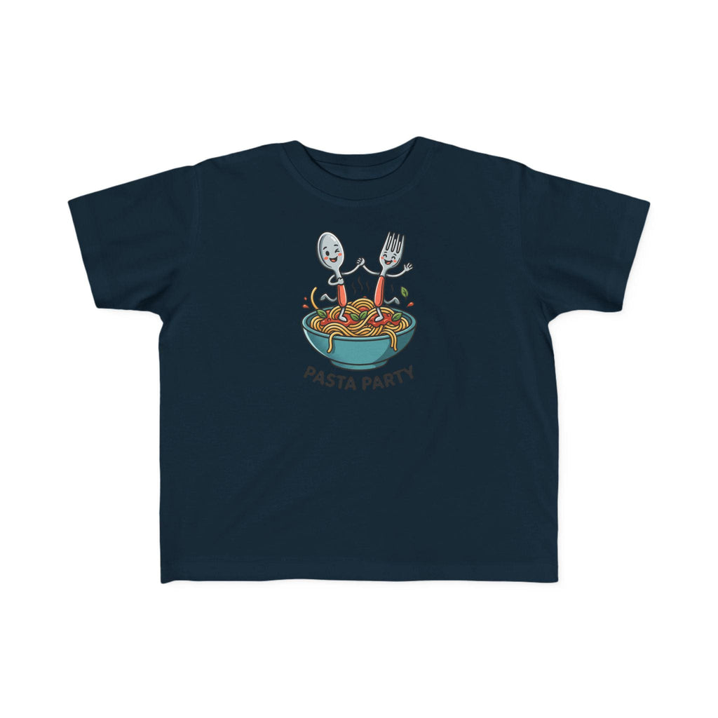 Pasta Party kids T-Shirt | Cute spaghetti bowl illustration