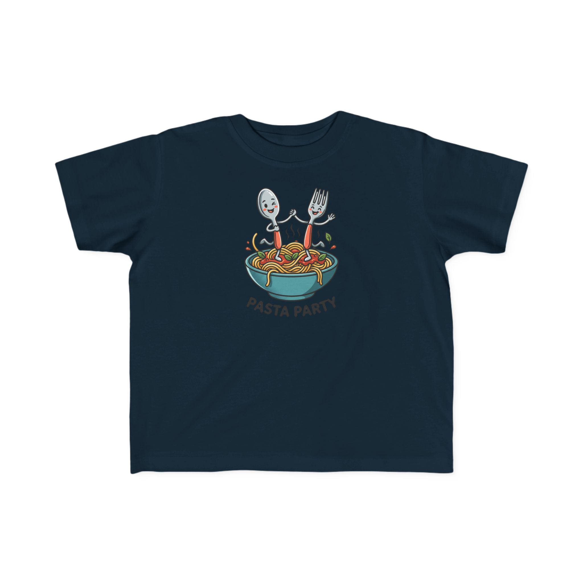 Pasta Party kids T-Shirt | Cute spaghetti bowl illustration