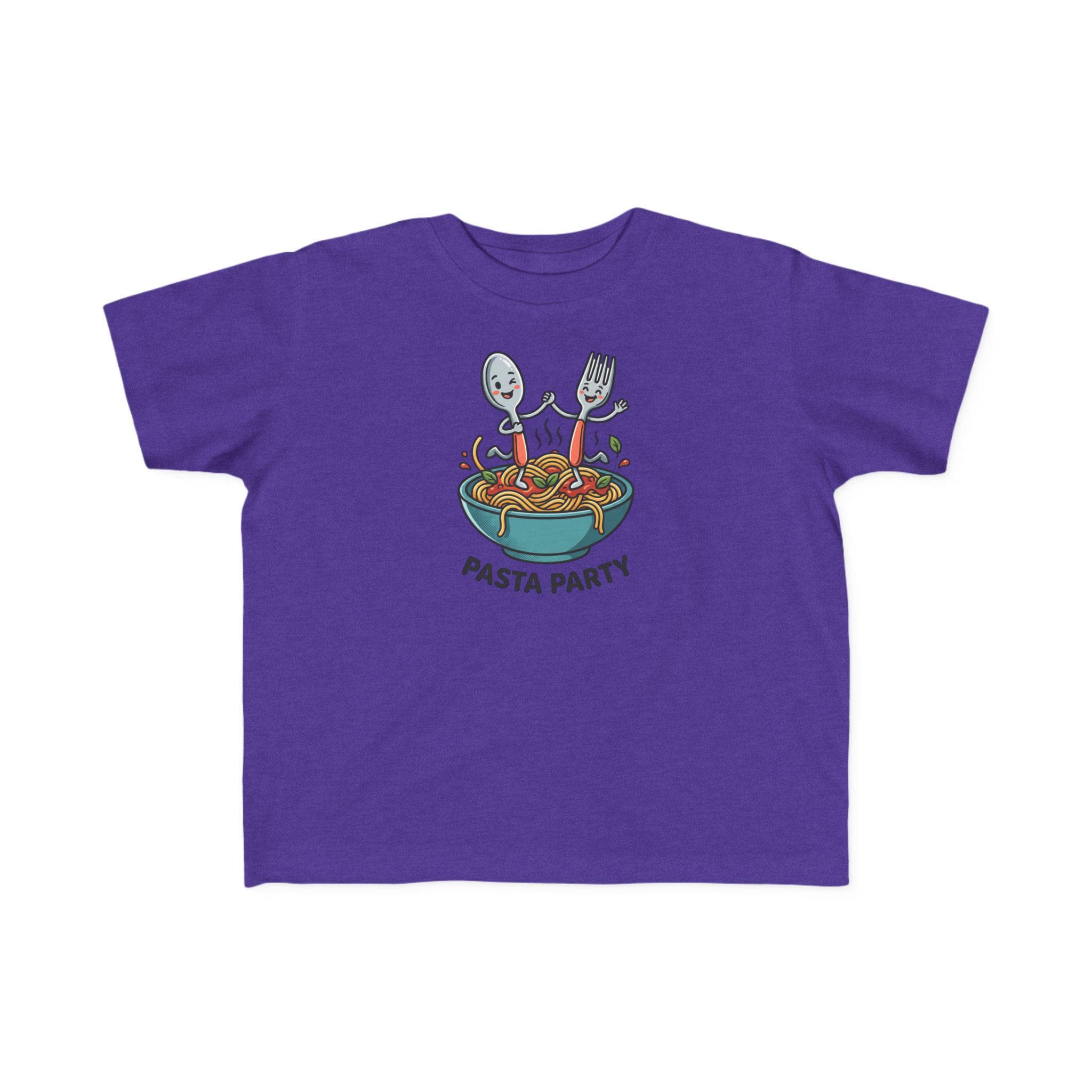 Pasta Party kids T-Shirt | Cute spaghetti bowl illustration