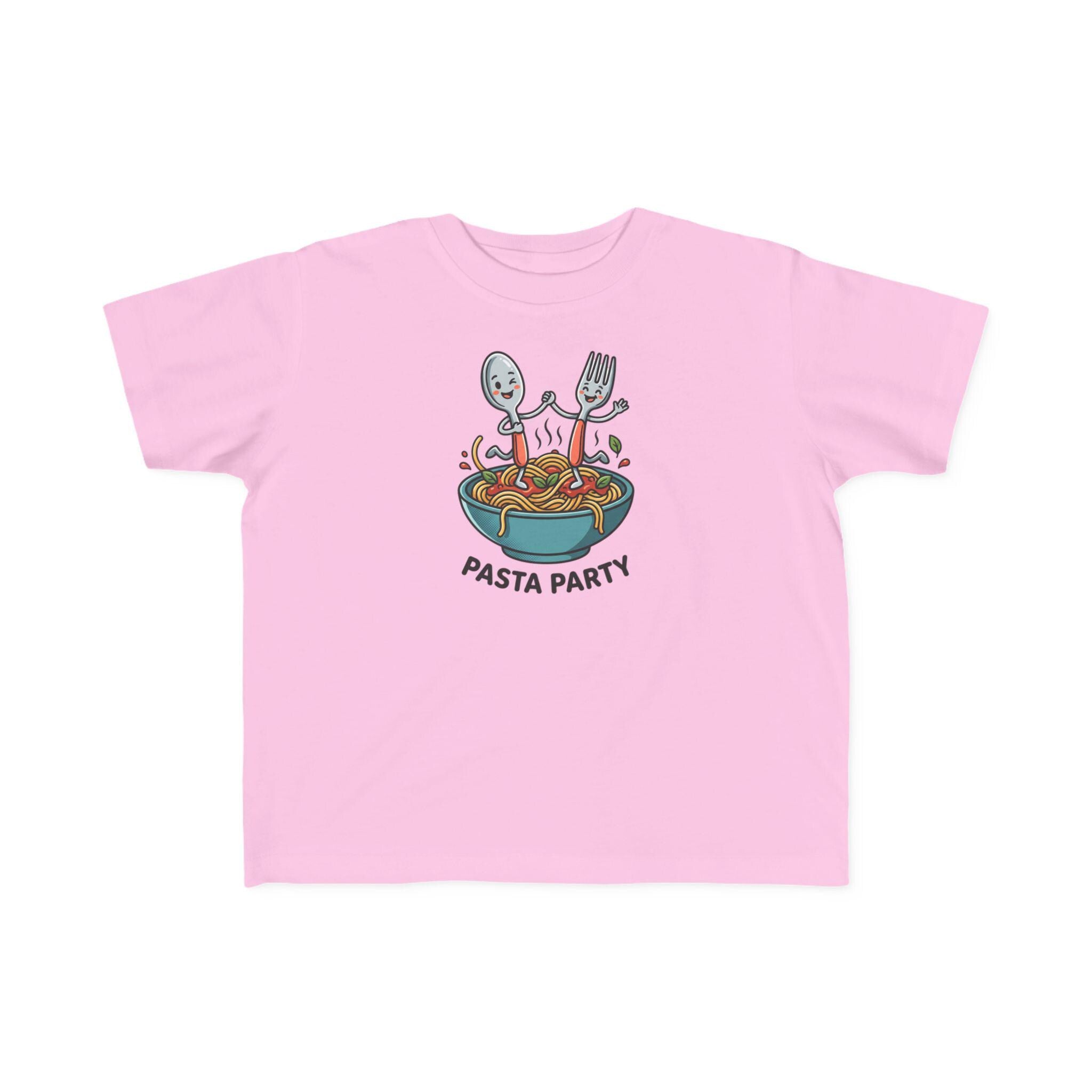Pasta Party kids T-Shirt | Cute spaghetti bowl illustration
