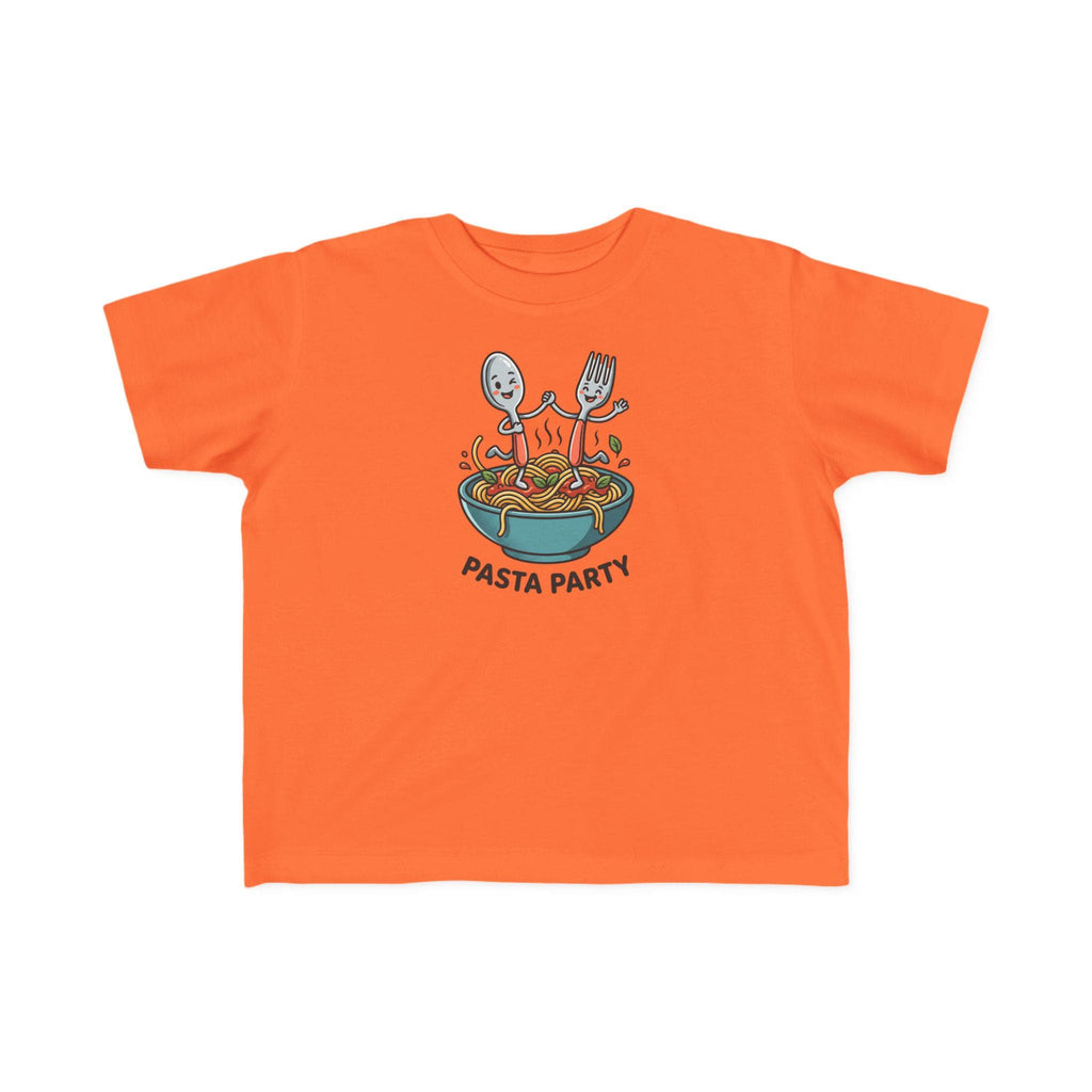 Pasta Party kids T-Shirt | Cute spaghetti bowl illustration
