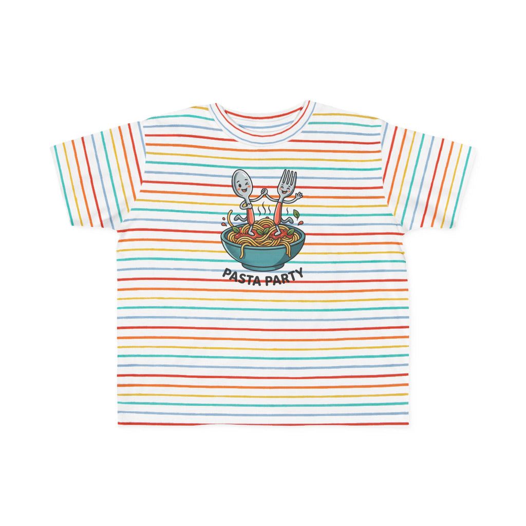 Pasta Party kids T-Shirt | Cute spaghetti bowl illustration