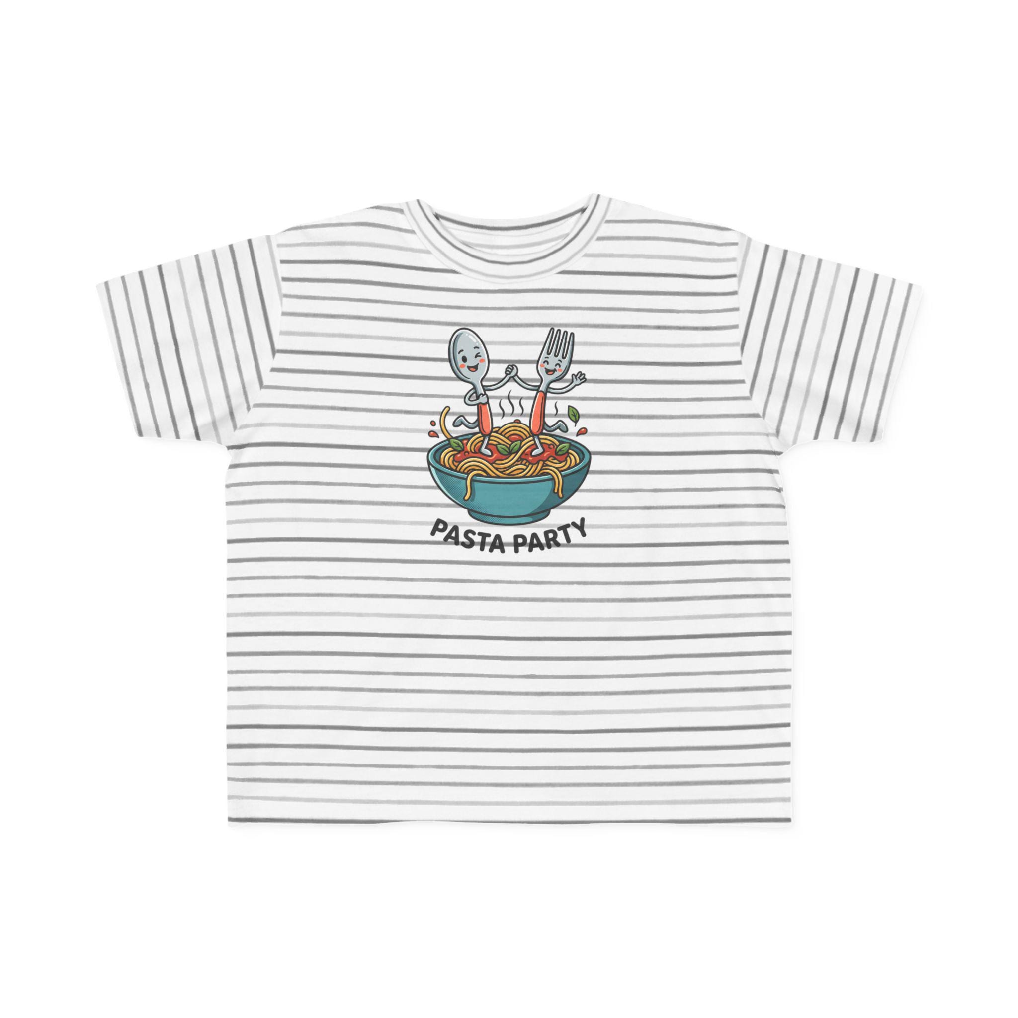 Pasta Party kids T-Shirt | Cute spaghetti bowl illustration