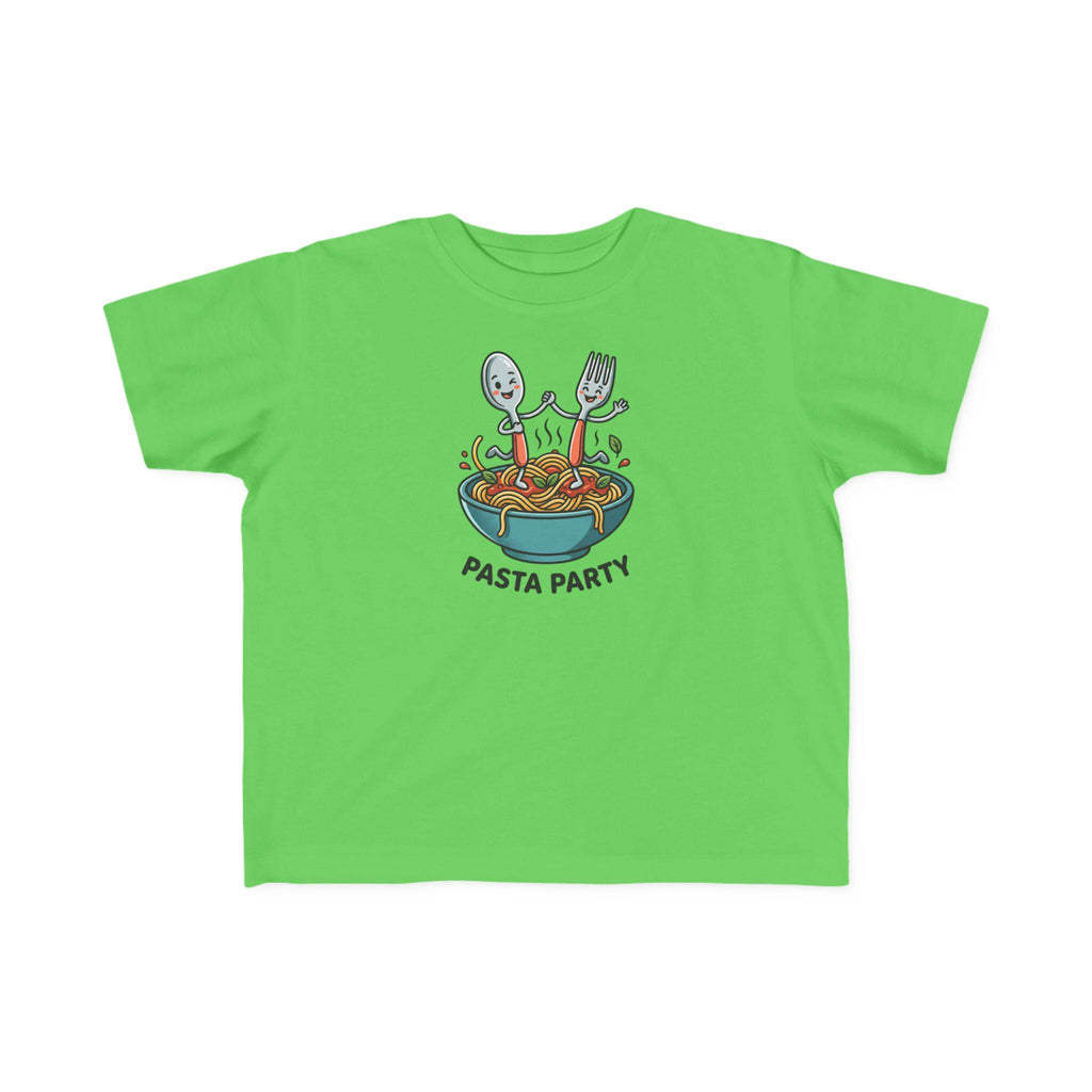 Pasta Party kids T-Shirt | Cute spaghetti bowl illustration