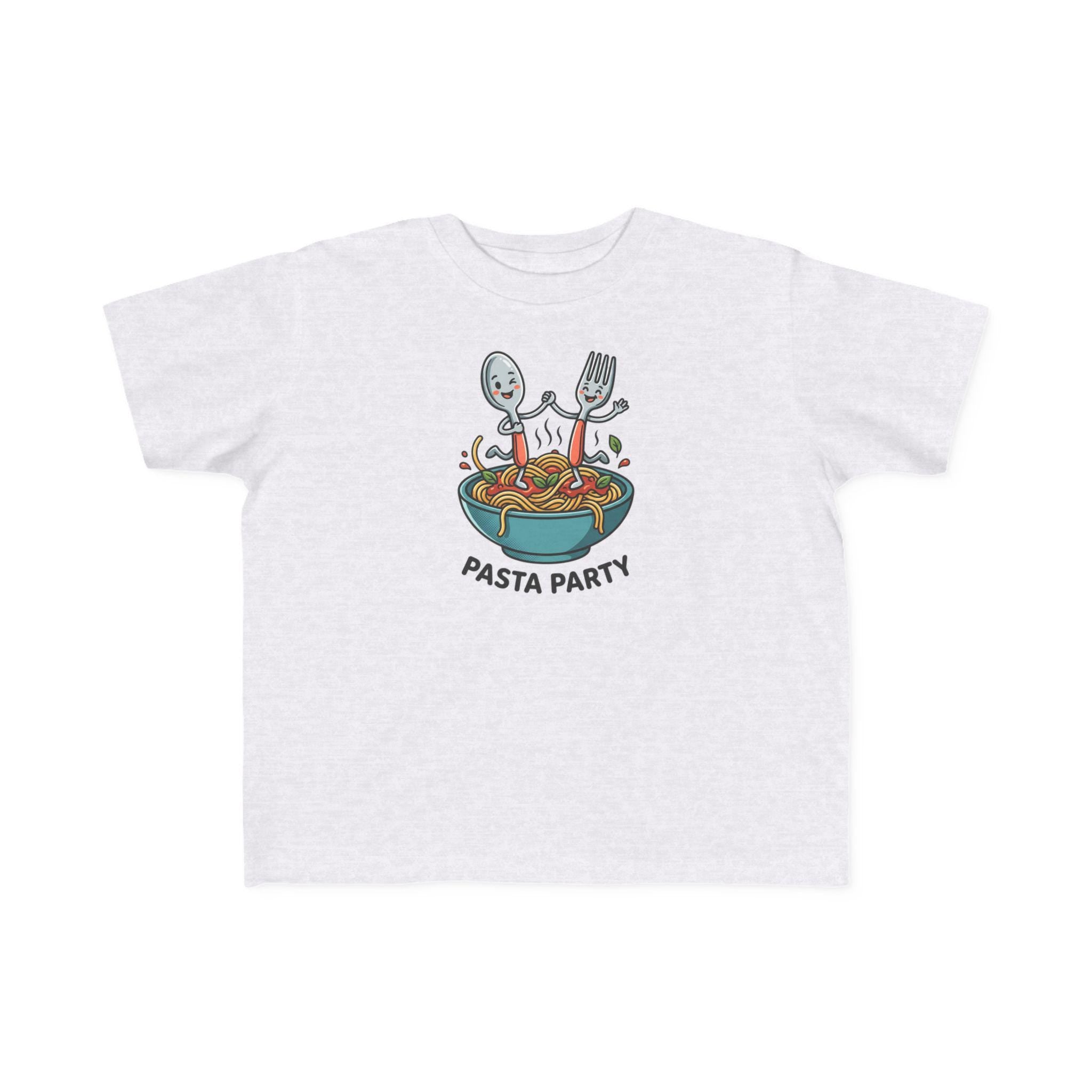 Pasta Party kids T-Shirt | Cute spaghetti bowl illustration