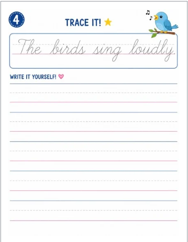 50 Cursive Sentence Workbook