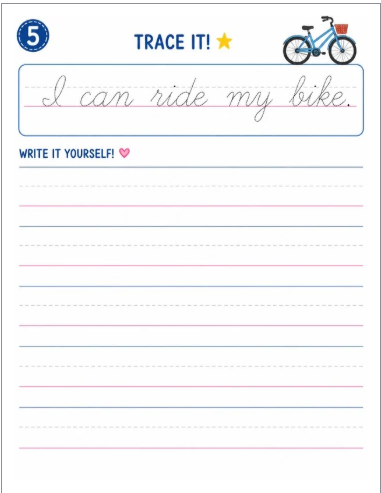 50 Cursive Sentence Workbook