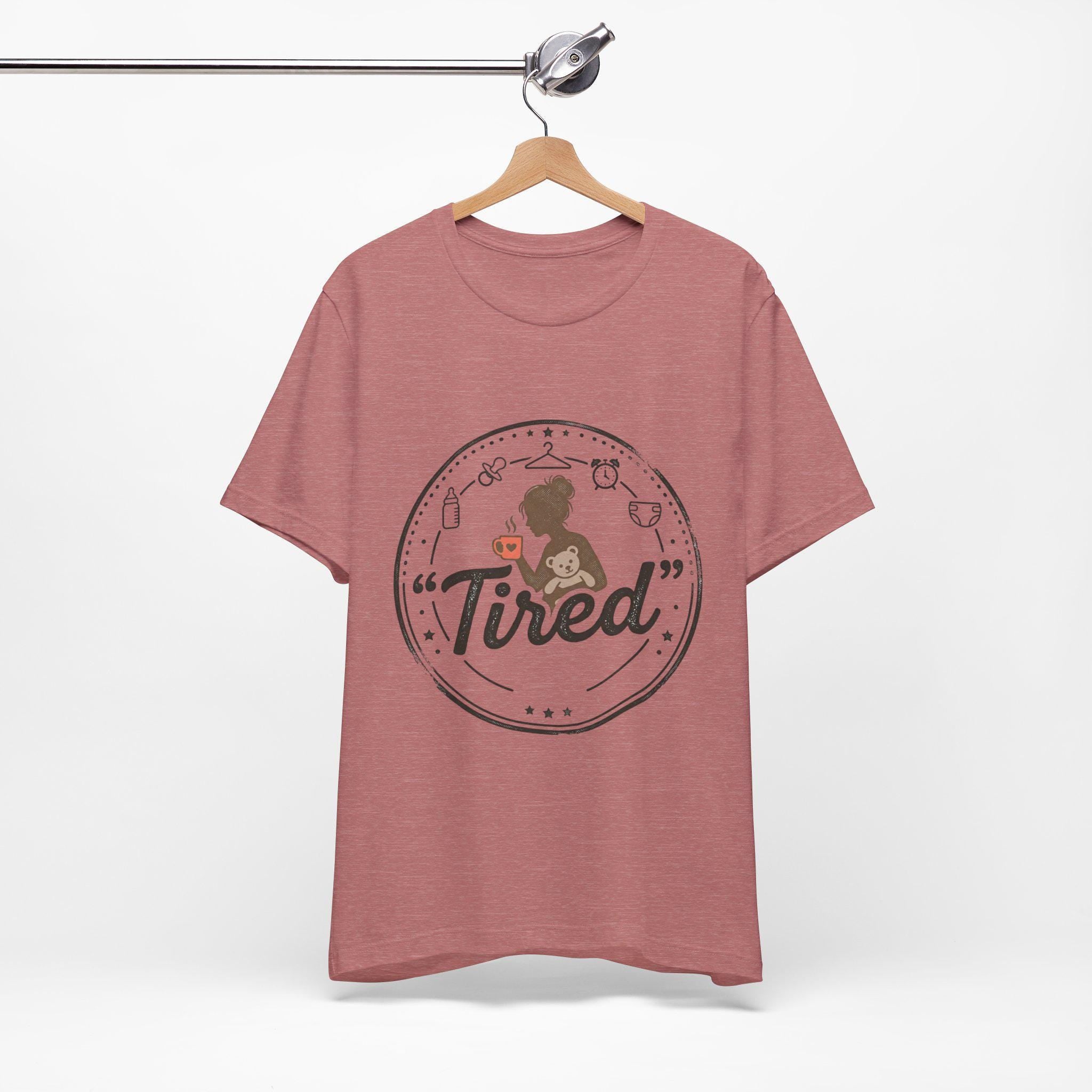 Tired Mom Graphic Tee | Mama Life, Coffee, Baby Bottle