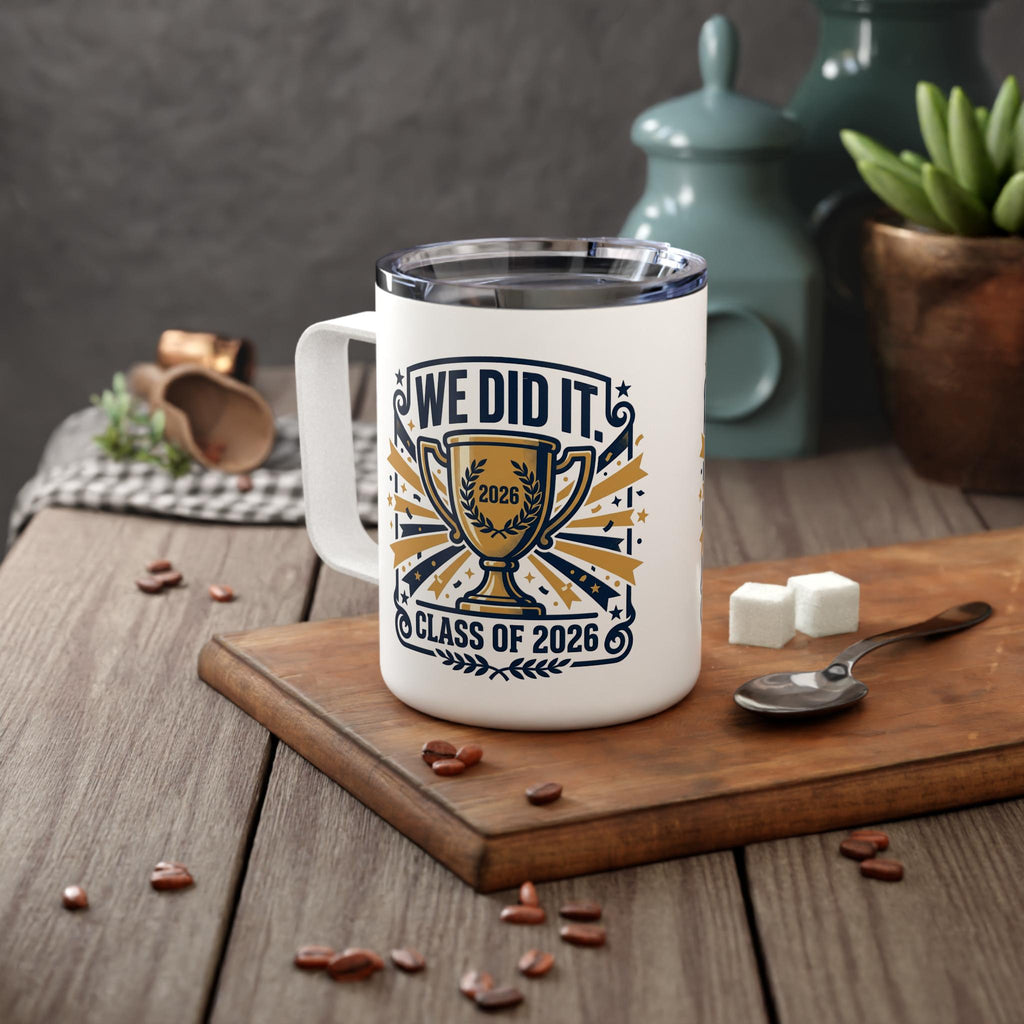 Westmont Class of 2026 Trophy Design Insulated Coffee Mug