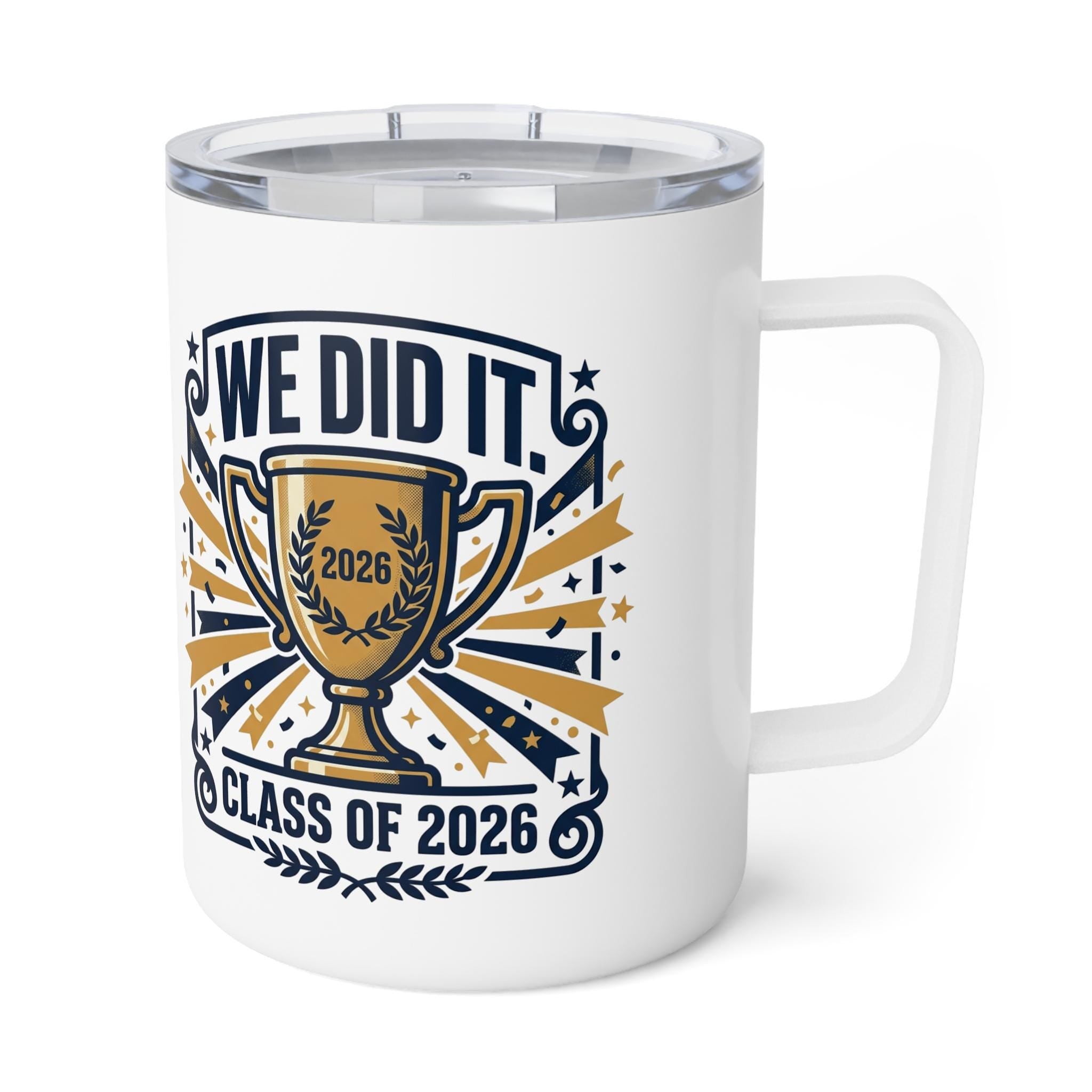 Westmont Class of 2026 Trophy Design Insulated Coffee Mug
