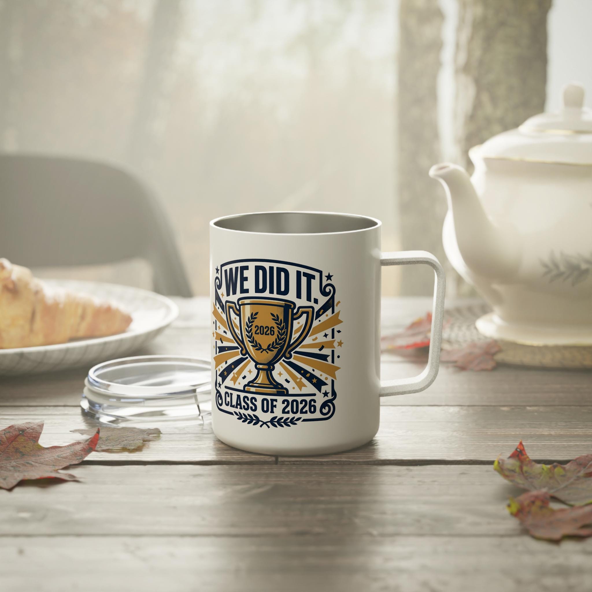 Westmont Class of 2026 Trophy Design Insulated Coffee Mug