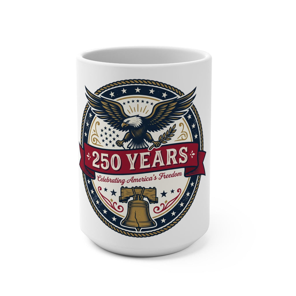 250 Years Eagle Liberty Mug | Patriotic America Anniversary Coffee Cup